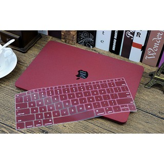 Combo ốp macbook đỏ đô// phủ phím (TẶNG KÈM NÚT BỊT BỤI) !!!!!