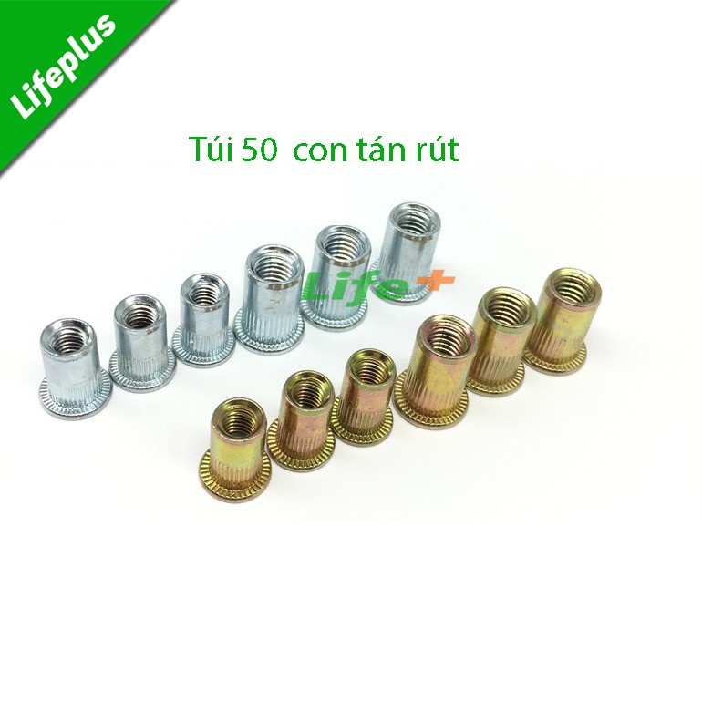 Mua Túi 50 con tán rút - ecu rút - ốc tán rút (màu tùy chọn) giá rẻ ...