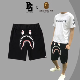 Quần Short Bape Shark Black SS2022, Quần đùi Bape, Chất liệu Cotton dạng nỉ chân cua, màu đen DuSo.Lux