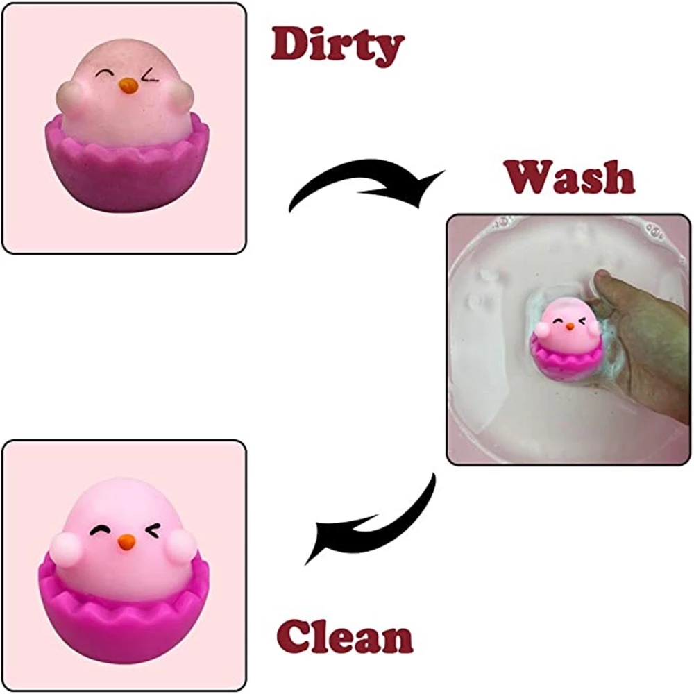 Đồ Chơi Xốp Squishy Giảm Stress Hình Bánh Bao Dễ Thương Cho Bé