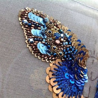 Sequin - cườm dĩa phẳng đính kết (10g)