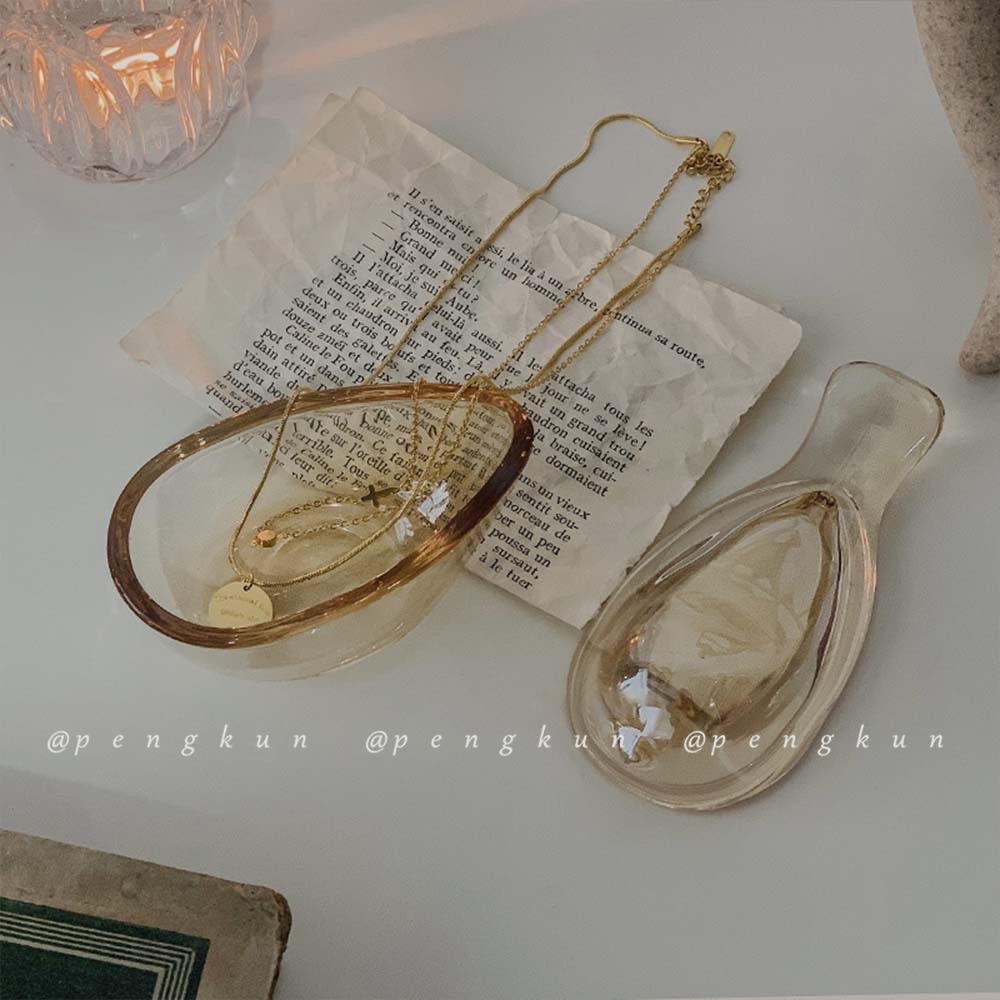 Bát đựng thức ăn nhẹ bằng thủy tinh hình chú chim cổ điển