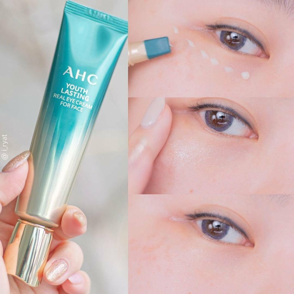 [New Season] Kem Dưỡng Mắt Chống Lão Hóa Làm Sáng Và Săn Chắc Da AHC Youth Lasting Real Eye Cream For Face