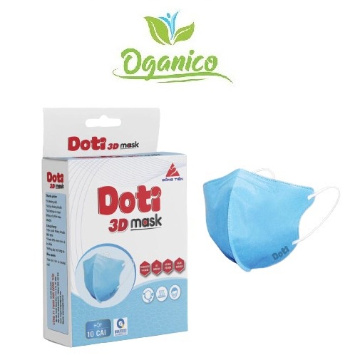 Khẩu trang 3D Mask cao cấp dùng cho người trên 7 tuổi - 1 Hộp 10 cái
