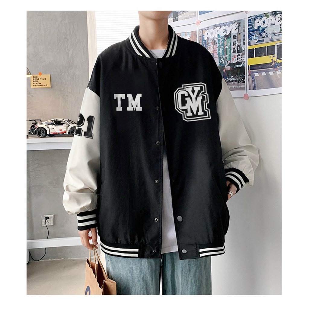 Áo khoác bomber dù TM CYM nam nữ form rộng Unisex 2 lớp Chống Nắng Siêu Hot ulzzang Jacket Bomber Guvia