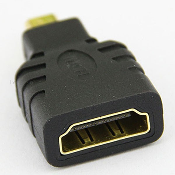 Phích nối chuyển đổi từ đầu cắm Micro HDMI (Type D) sang ổ cắm HDMI (Type A) V1.4 HDTV