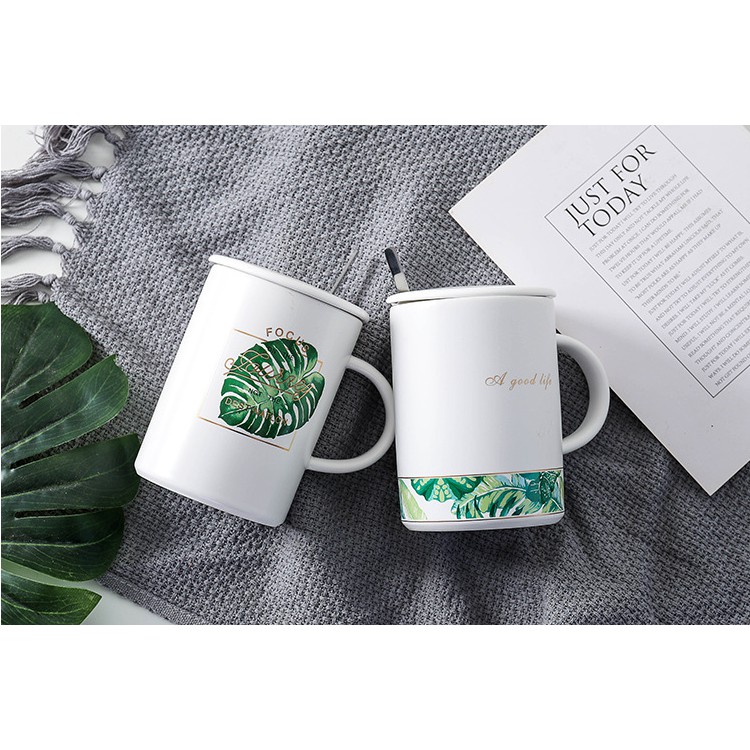 Ly Sứ Cao Cấp Tropical Leaves