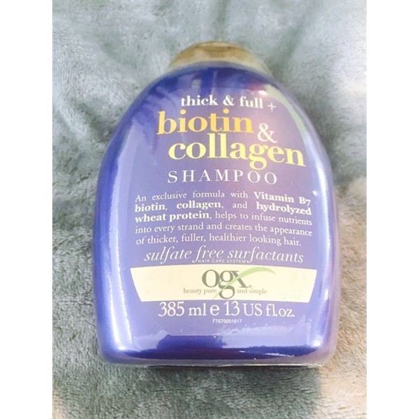 OXG - Dầu gội đầu Biotin & Collagen 385ml