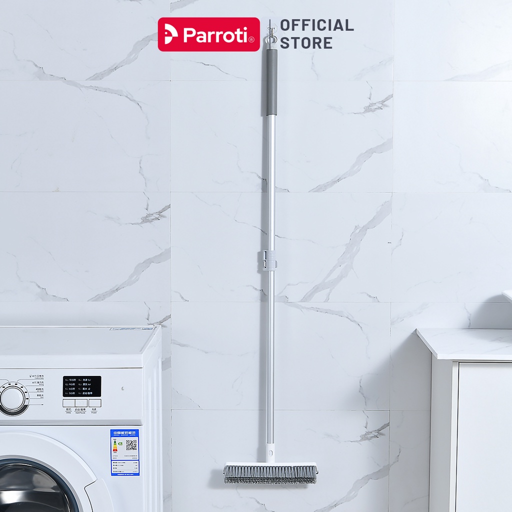 Cây chà sàn nhà tắm đa năng 2 trong 1, chổi cọ sàn và gạt nước – Parroti Easy ES02