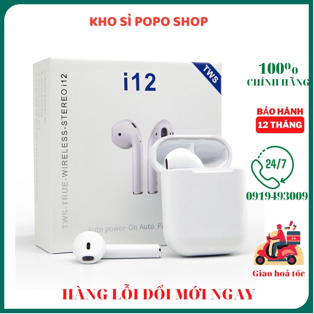 Tai nghe bluetooth không dây I11 5.0 Tws cảm ứng tay CHÍNH HÃNG BH 1 ĐỔI 1