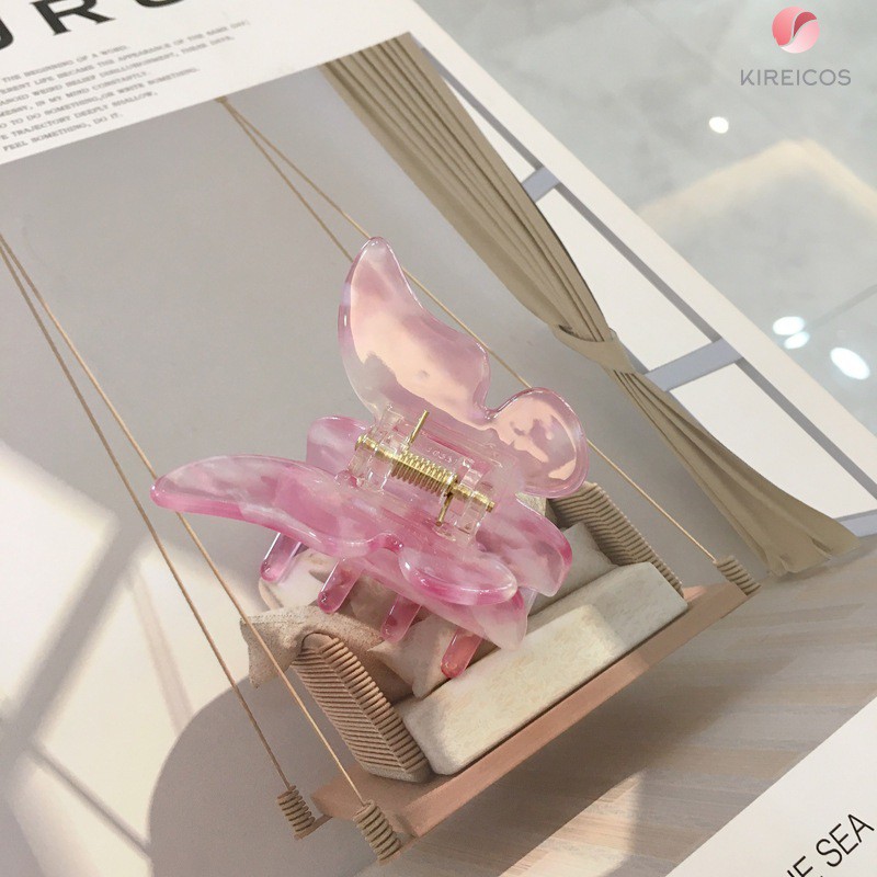 Kẹp Tóc Gấp Tóc Hình Bướm 3D Loại To Nhiều Màu Siêu Xinh