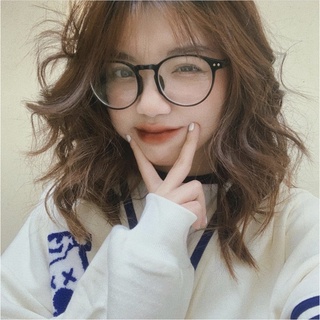 Kính không độ, gọng kính Lansun hot tiktok ombre tròn chất liệu nhựa dẻo tròn nam nữ thời trang Jolie eyewear 20096