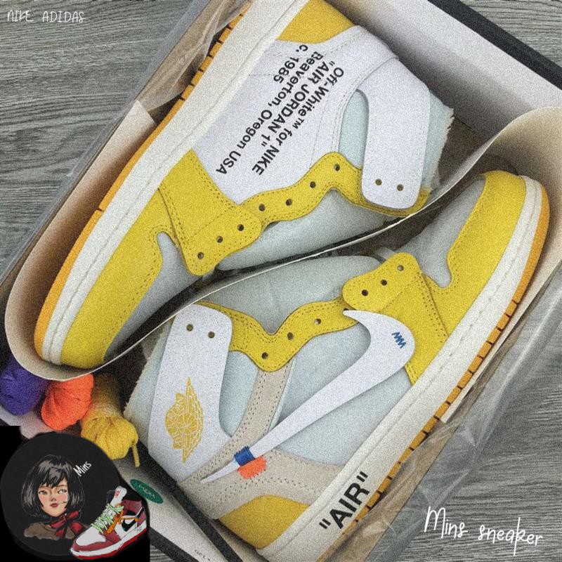 nike off white jordan 1 yellow
