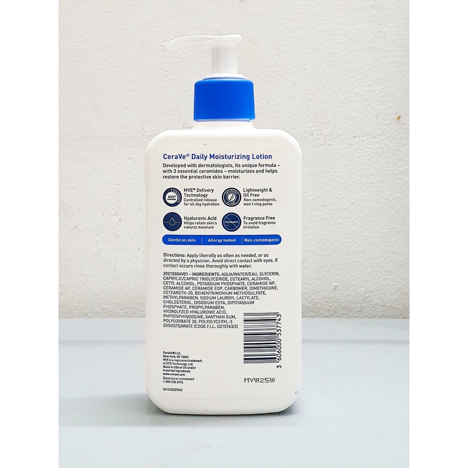 Kem dưỡng thể Lotion Cerave Daily Moisturizing 473 ml từ Mỹ