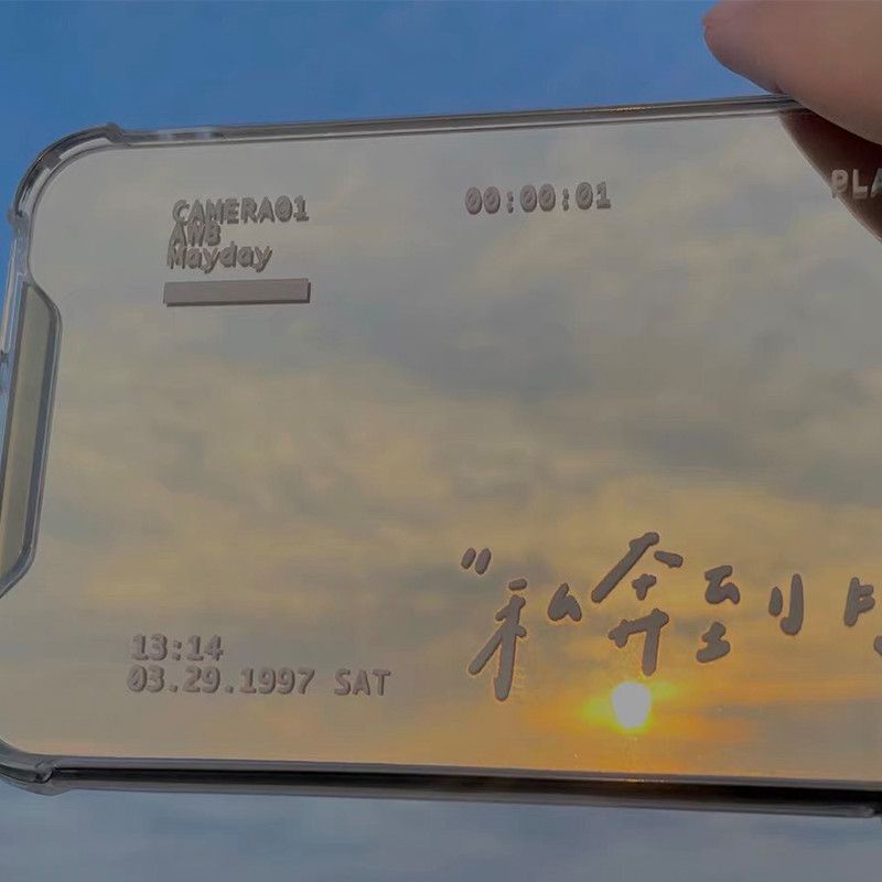 Phong Cách mới!Ốp Điện Thoại Tráng Gương Họa Tiết Cá Tính Cho Huawei Xiaomi 13Promax 12