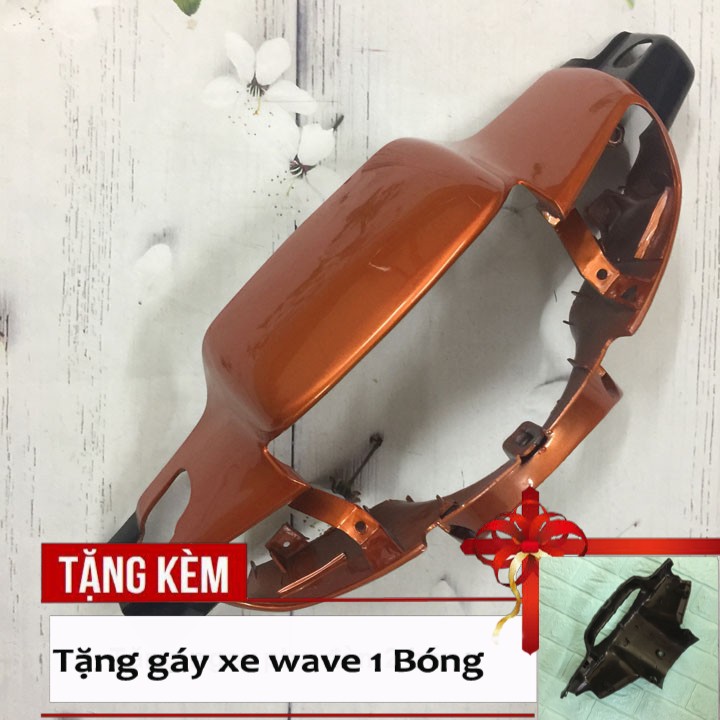 ỐP đầu đèn 1 bóng phanh đĩa + gáy đời 2002-2006 xe Wave ZX, Wave 110, Wave Alpha