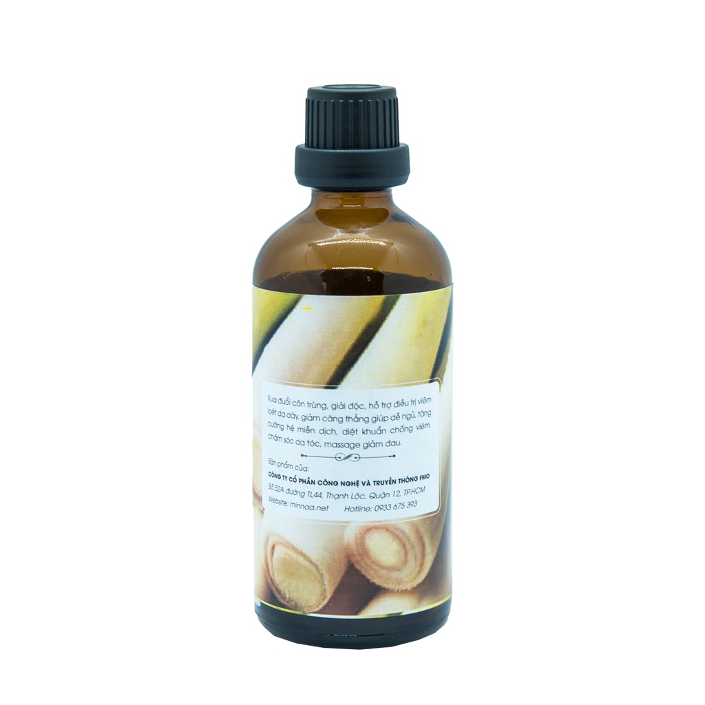 Tinh dầu thiên nhiên sả chanh 100ml đuổi muỗi thơm phòng