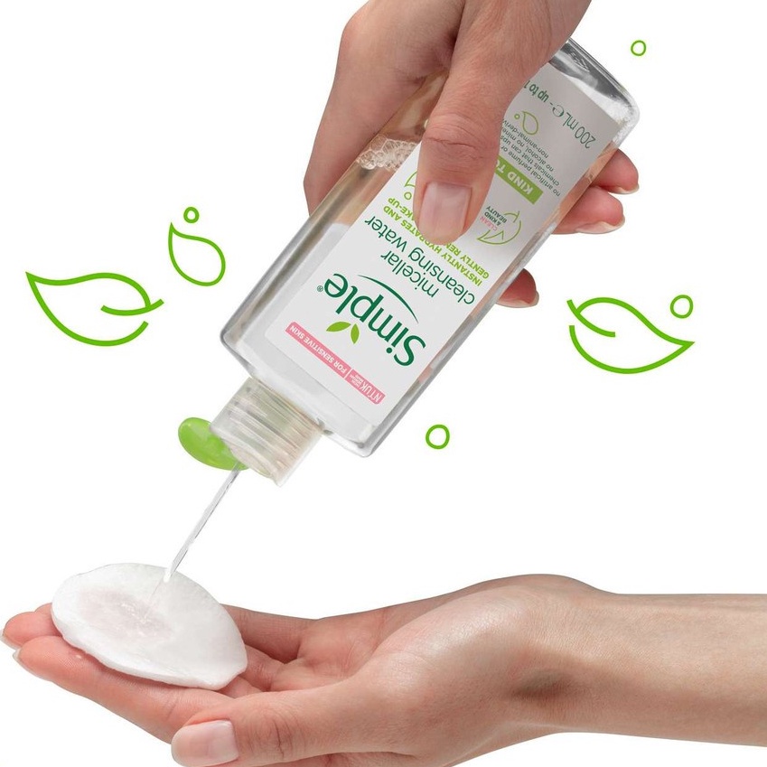 Nước Tẩy Trang Simple Dành Cho Da Nhạy Cảm 200ml