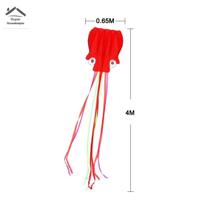 Diều hình bạch tuộc chiều dài 4m kèm dây 30m