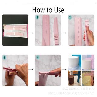 Adjustable Cake Edge Scraper Smoother Fondant Decor Tool Baking Mold Kitchen