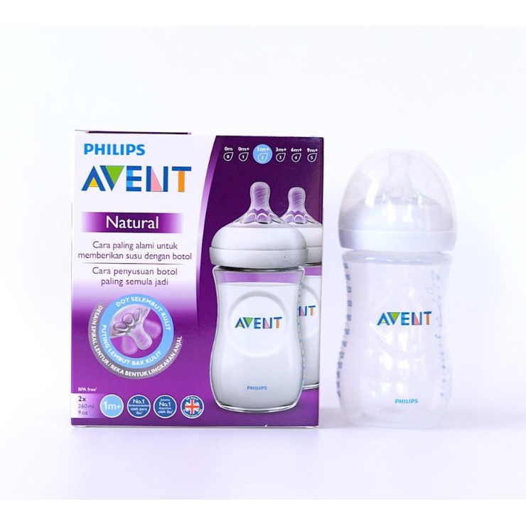 Bình sữa AVENT Natural 260ml SCF693/23