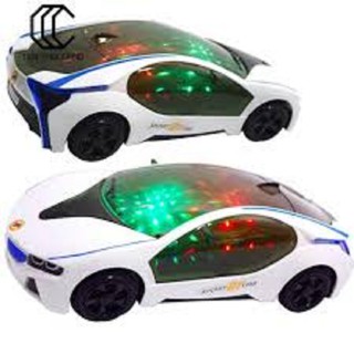 Ô tô đồ chơi có đèn led bánh xe vạn năng, nhấp nháy thú vị