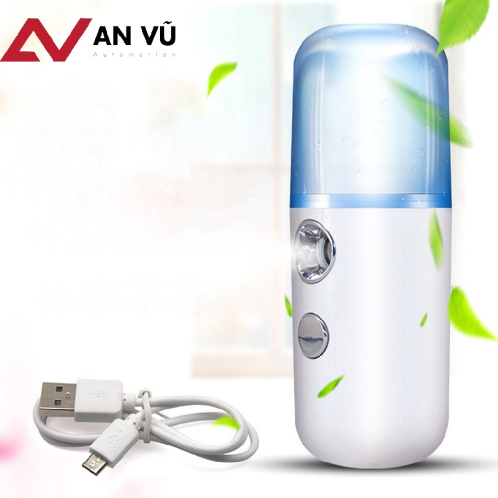 [NOWSHIP] Máy Phun Sương Xông Hơi Mặt NaNo Mini Cầm Tay Hỗ Trợ Dưỡng Da Cấp Nước Tối Đa - Màu Ngẫu Nhiên