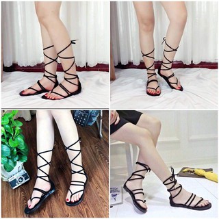 Sandal cột dây bít gót [Ảnh Thật]