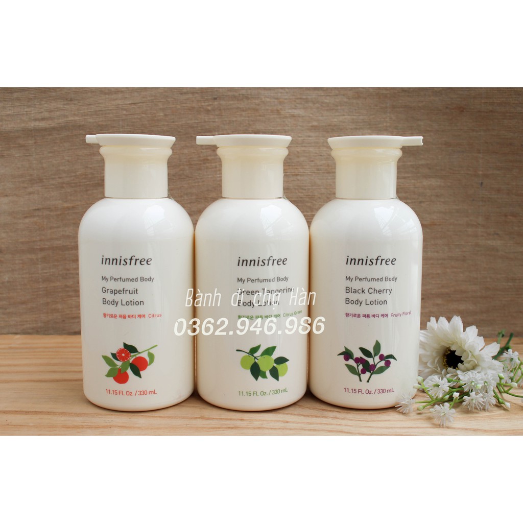 Sữa dưỡng thể Innisfree My Perfumed Body Lotion 330ml