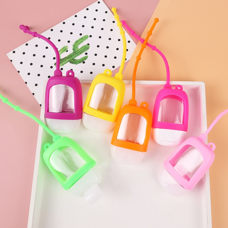 Bình Đựng Nước Rửa Tay Dạng Nắp Lật Bằng Silicone 30ml