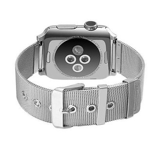 Dây đeo Apple watch 1/2/3, thép bạc