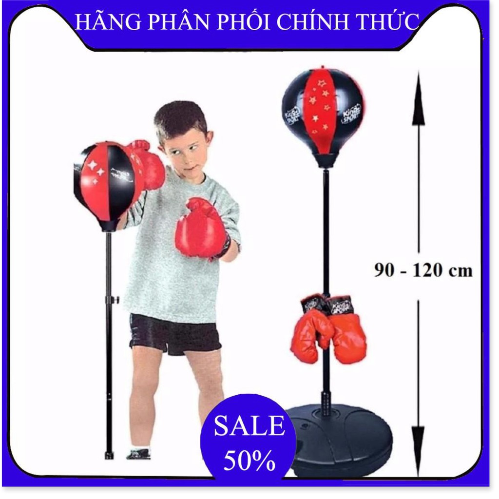 ✔️ bóng tập phản xạ,Bóng đấm boxing phản xạ + Găng tay boxing+ Bơm TRẺ EM  - Bảo hành úy tín 1 đổi 1