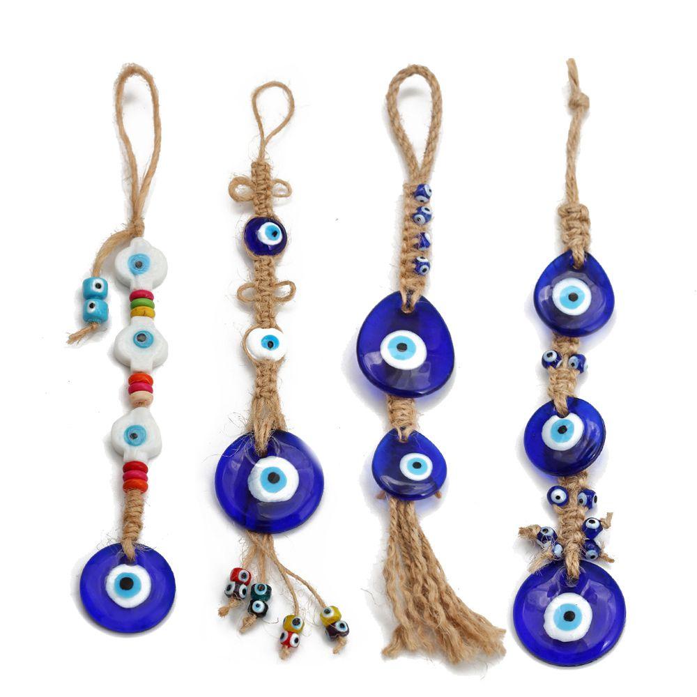 LILYES Dây Đeo Điện Thoại / Chìa Khóa Trang Trí Hình Mắt Quỷ Handmade Độc Đáo