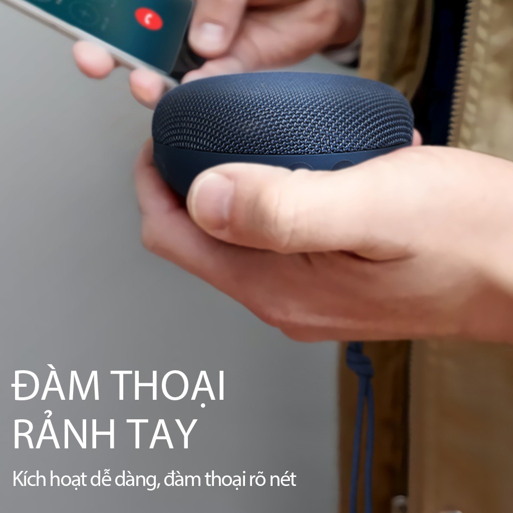 Loa mini bluetooth VIVAN VS2, thiết kế nhỏ gọn, công nghệ TWS giúp kết nối 2 loa cùng lúc, kết nối bluetooth/microSD