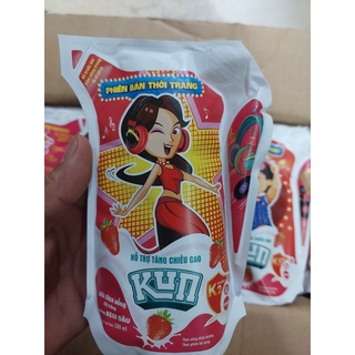 Thùng 24 túi sữa kun 180ml