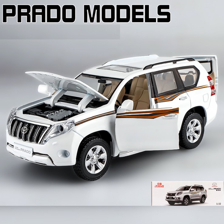 Mô hình xe ô tô Land Cruiser prado tỉ lệ 1:32