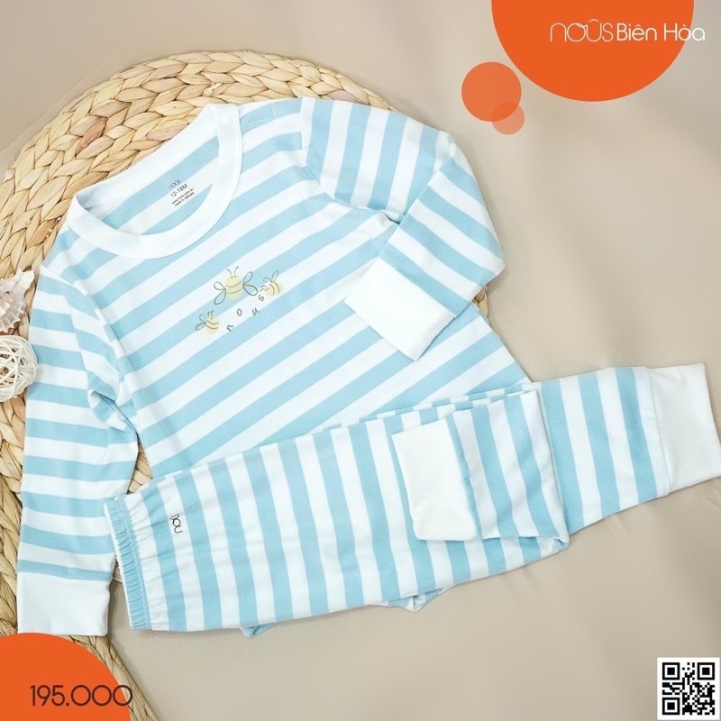 Bộ dài tay NOUS vải peptit chính hãng