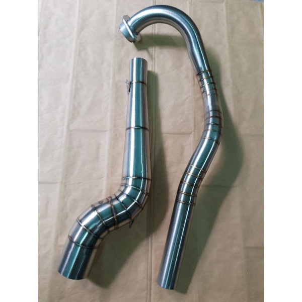 Cổ pô EXCITER 150, Cổ inox 304 gắn pô độ.