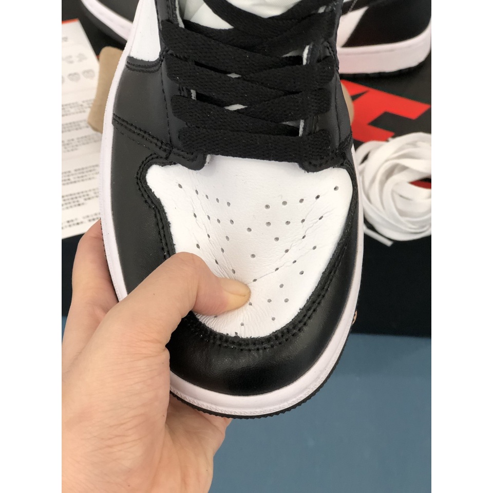 𝐒𝐢ê𝐮 𝐑ẻ Giày jordan 1 cổ cao panda , giày jd1 nam nữ màu đen trắng size 36-43 fuil boxbill