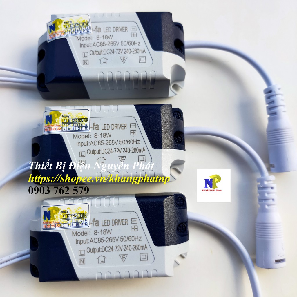 Tăng Phô [Drivier] 8-18w Đèn Led Âm Trần và Ốp Trần | BigBuy360 - bigbuy360.vn