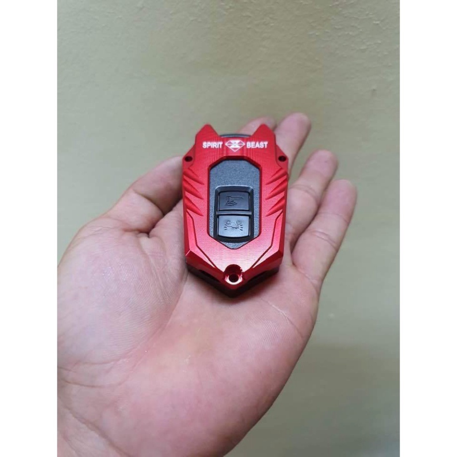 ỐP CNC SMARKEY CHO XE AB, LEAD, VISION ( SPIRIT BEAST LOẠI 2 NÚT )