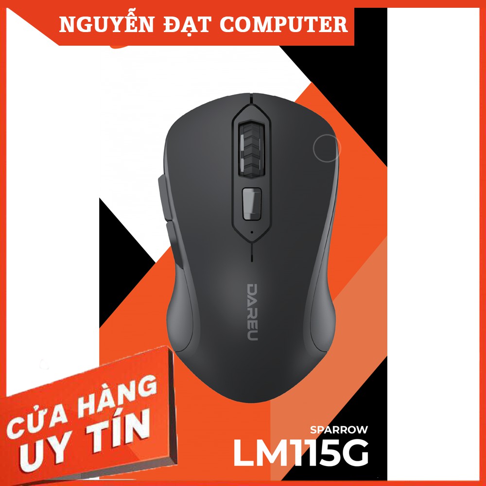 Chuột không dây giá rẻ DAREU LM115G Black/Pink - Phụ Kiện Máy Tính Chính Hãng,Bảo Hành 24 Tháng