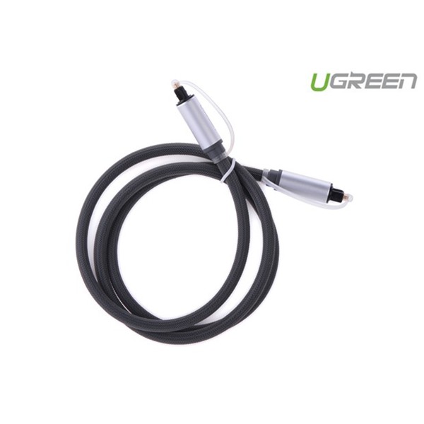 Cáp audio quang (Toslink, Optical) 1M Ugreen 10539 vỏ nhôm cao cấp