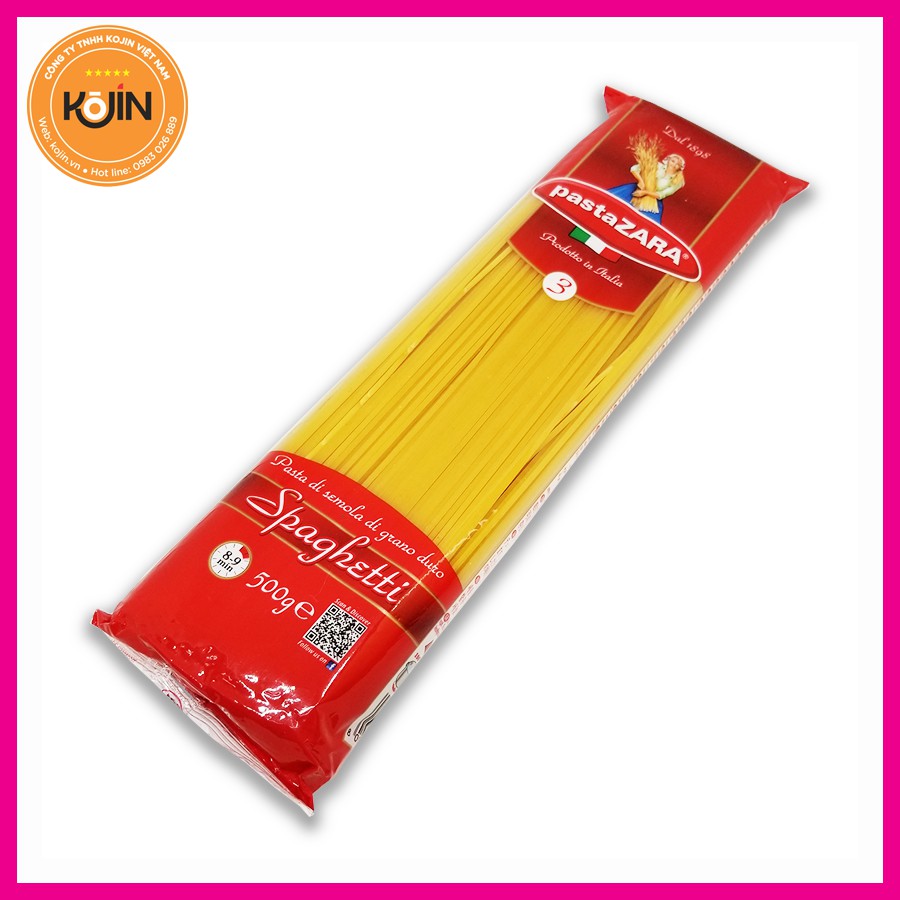 Mỳ Ý Spaghetti Số 3 - Hiệu Pastazara thumbnail