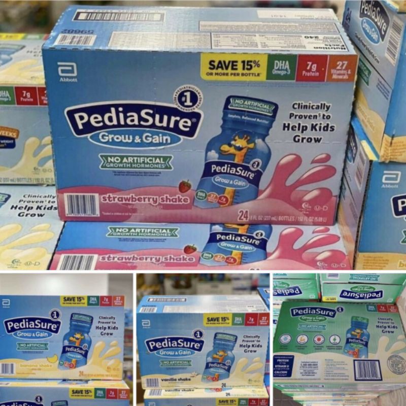 Thùng 24 chai sữa nước Pediasure 237ml -Mỹ