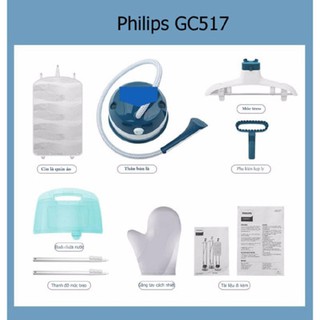 BÀN ỦI HƠI NƯỚC ĐỨNG PHILIPS GC517