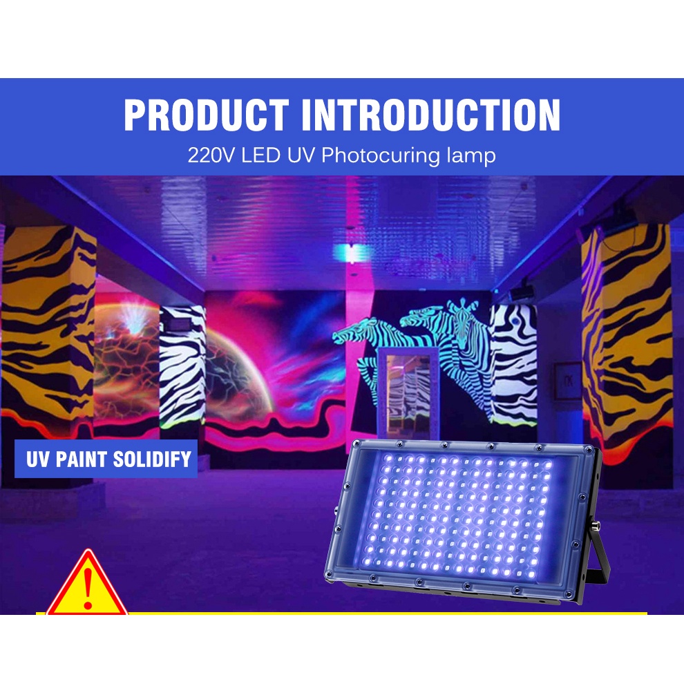 Đèn LED UV 220V 395nm 365nm Dùng Để Sửa Chữa Bảng Mạch Điện Tử