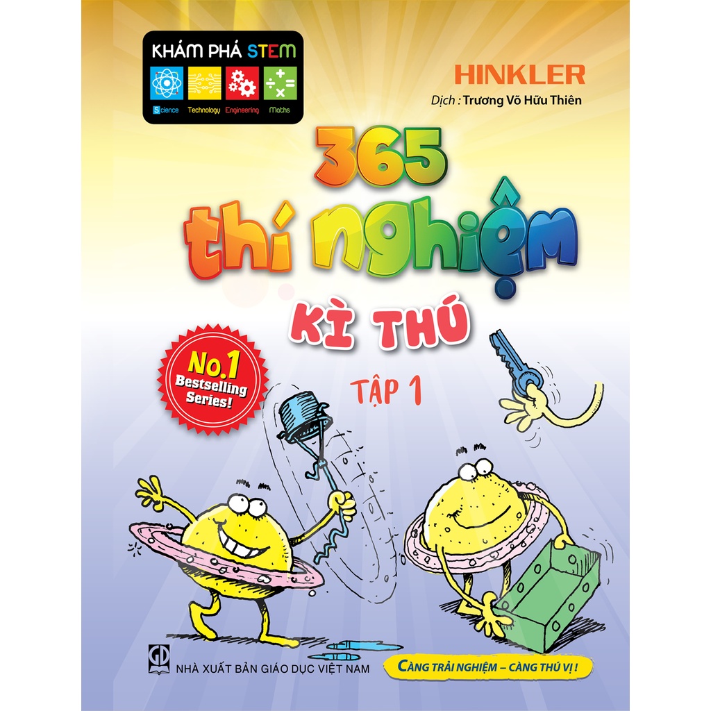 Sách - 365 Thí Nghiệm Kì Thú - Tập 1