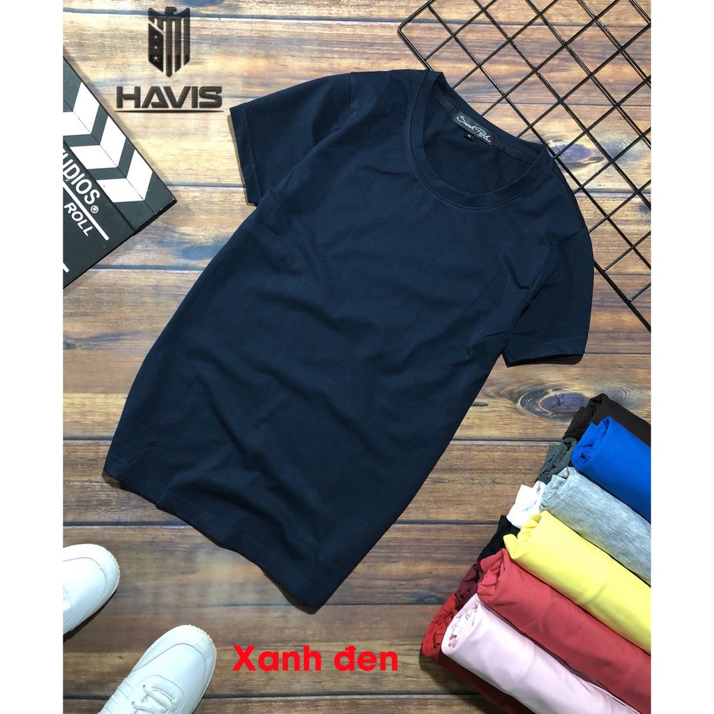 Áo thun nam cổ tròn Richard chất thun cotton thoáng mát AHQ173 | BigBuy360 - bigbuy360.vn