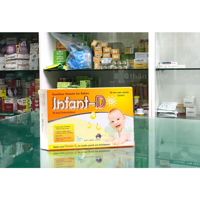 💥💧💥💧 Infant-D Úc- Bổ sung Vitamin D3 giúp xương và răng chắc khoẻ